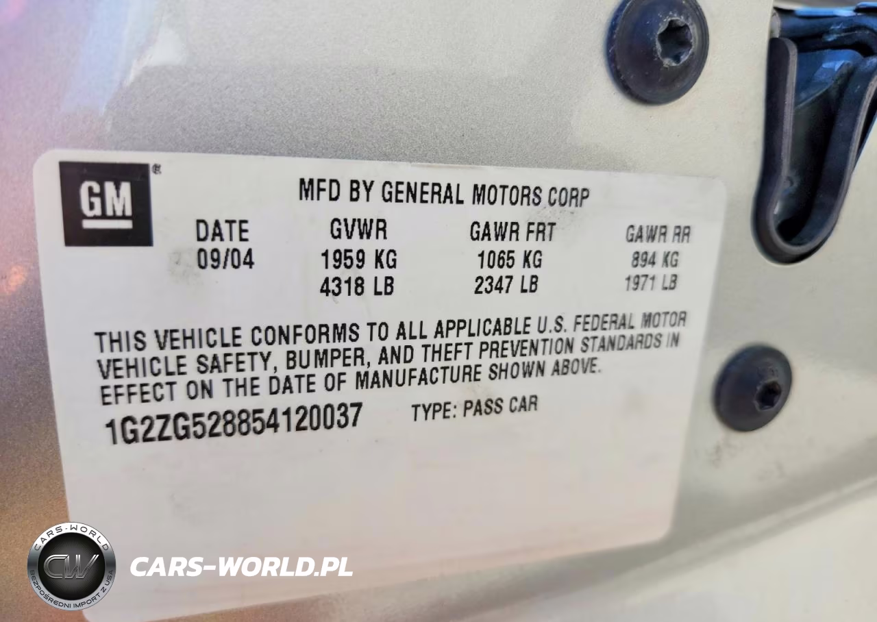 2005 Pontiac G6 VIN:1G2ZG528854120037 - 12