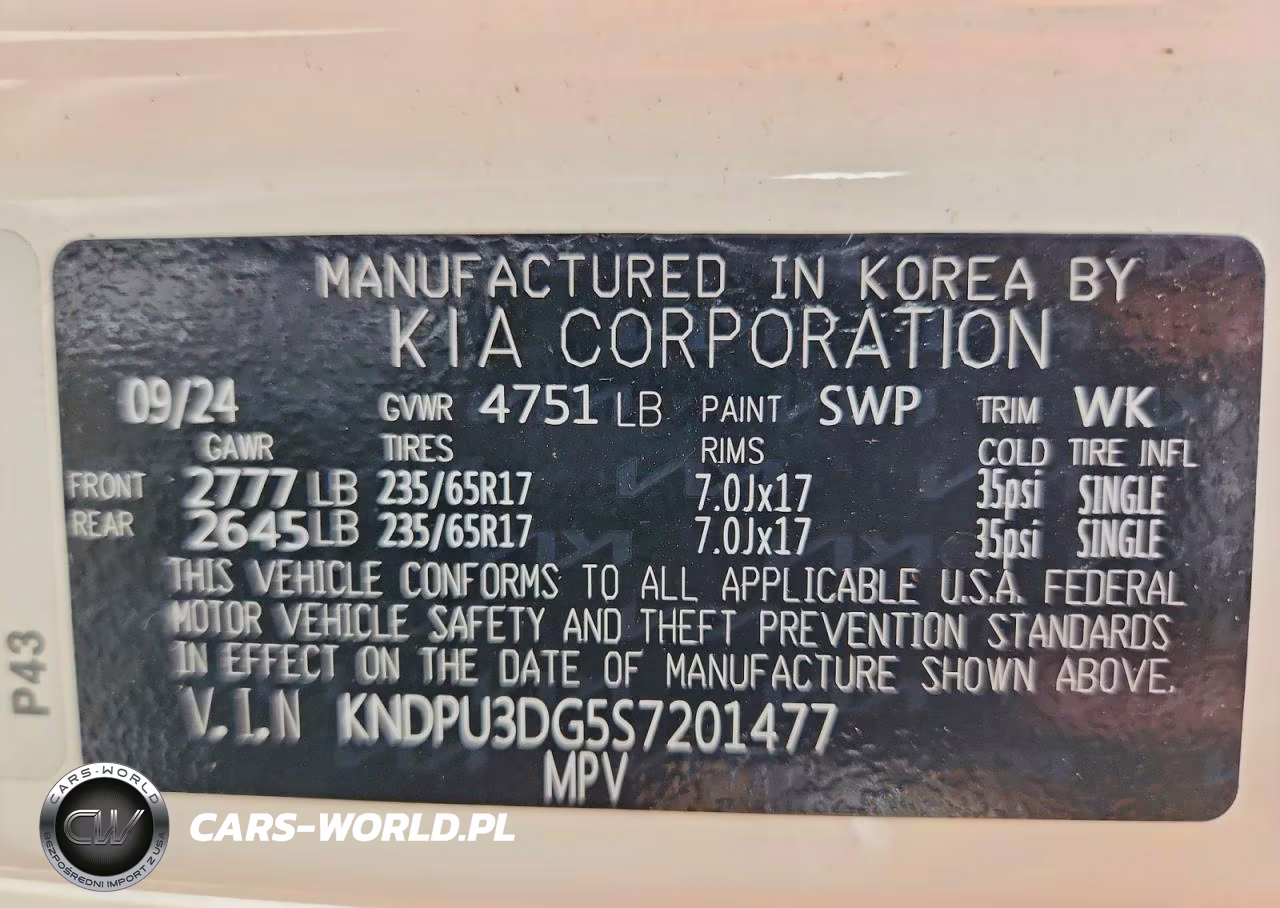 2025 Kia Sportage VIN:KNDPU3DG5S7201477 - 13