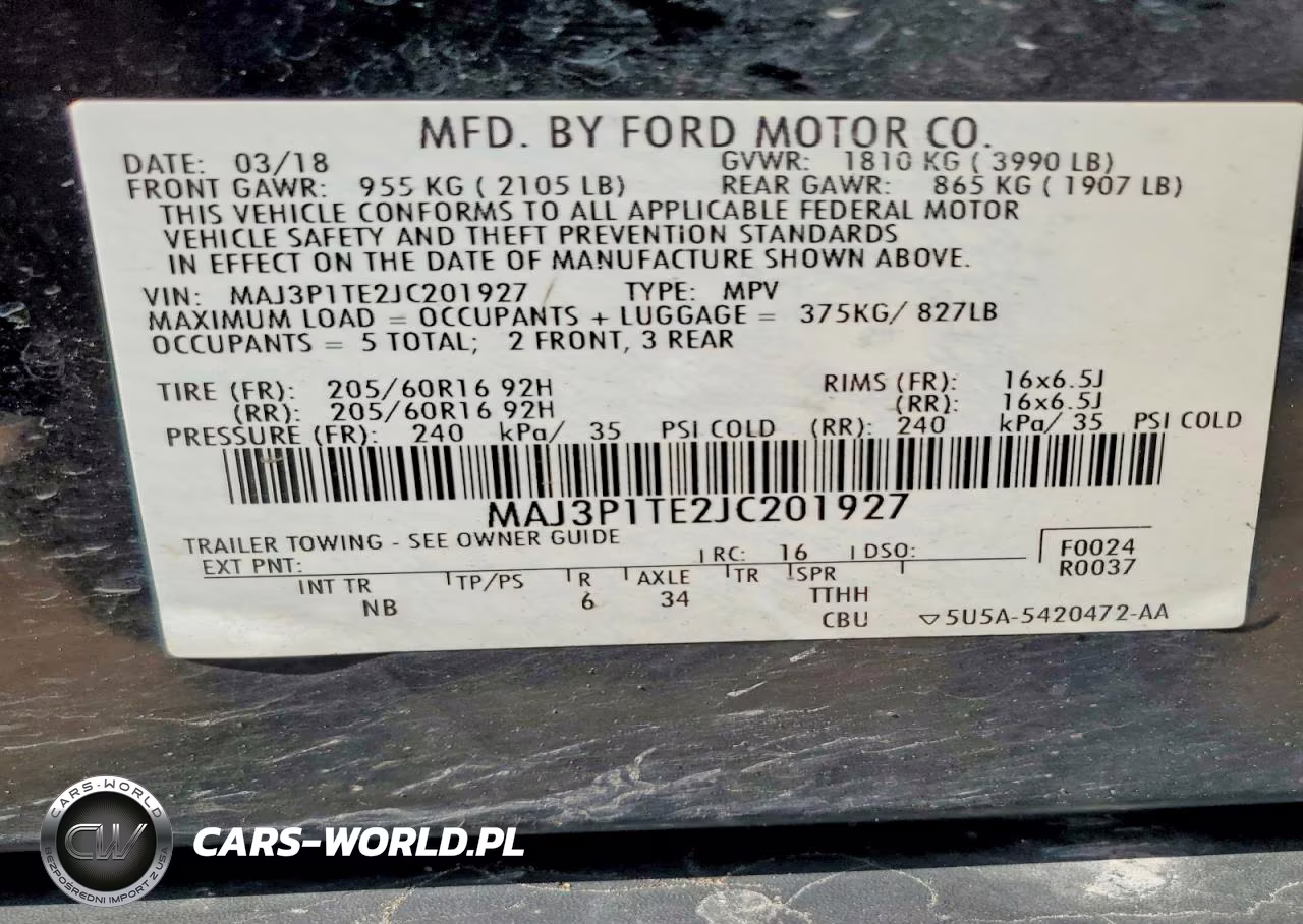 2018 Ford Ecosport Se VIN:MAJ3P1TE2JC201927 - 13