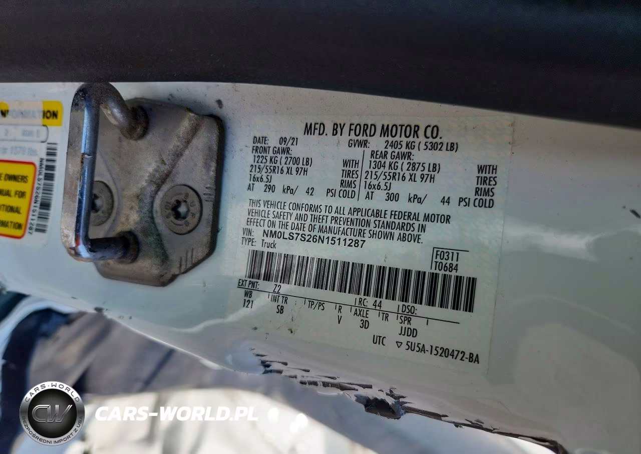 2022 Ford Transit Connect Xl VIN:NM0LS7S26N1511287 - 13