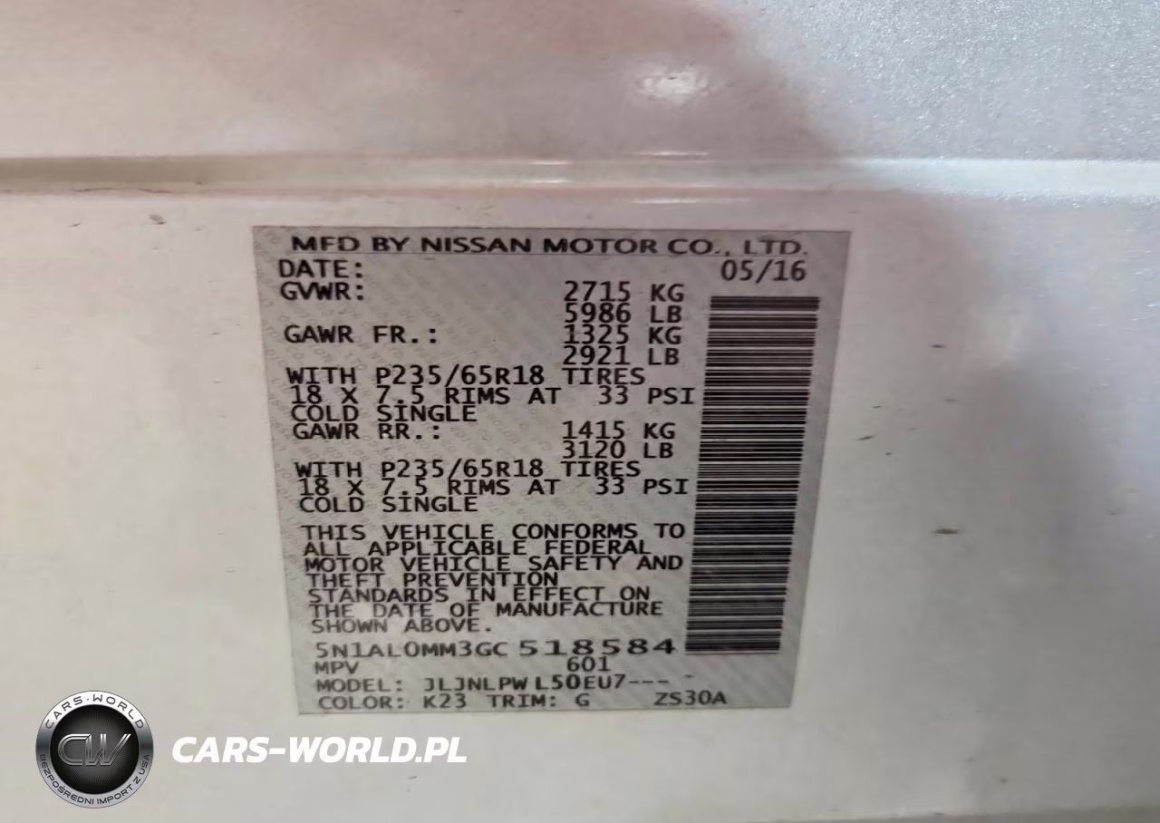 2016 Infiniti Qx60 Base VIN:5N1AL0MM3GC518584 - 13