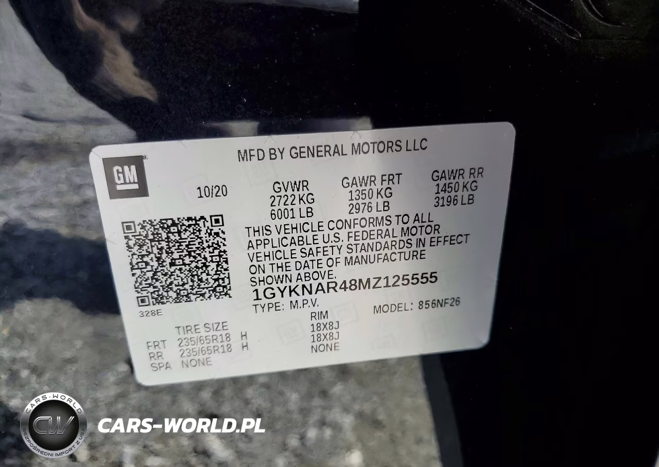 2021 Cadillac Xt5 Luxury VIN:1GYKNAR48MZ125555 - 13