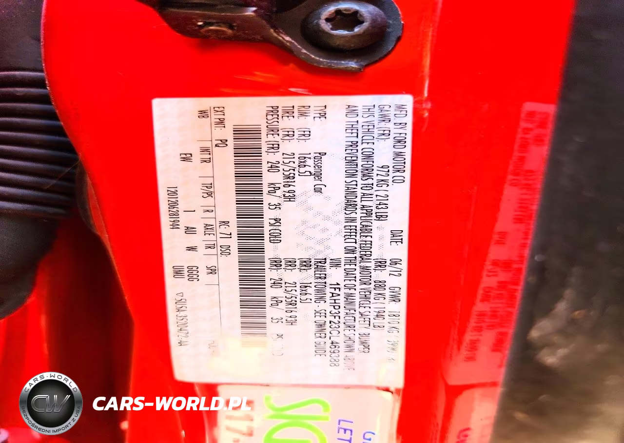 2012 Ford Focus Se VIN:1FAHP3F23CL469388 - 12
