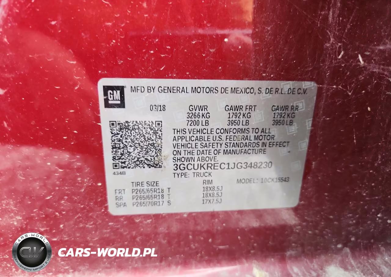 2018 Chevrolet Silverado K1500 Lt VIN:3GCUKREC1JG348230 - 12