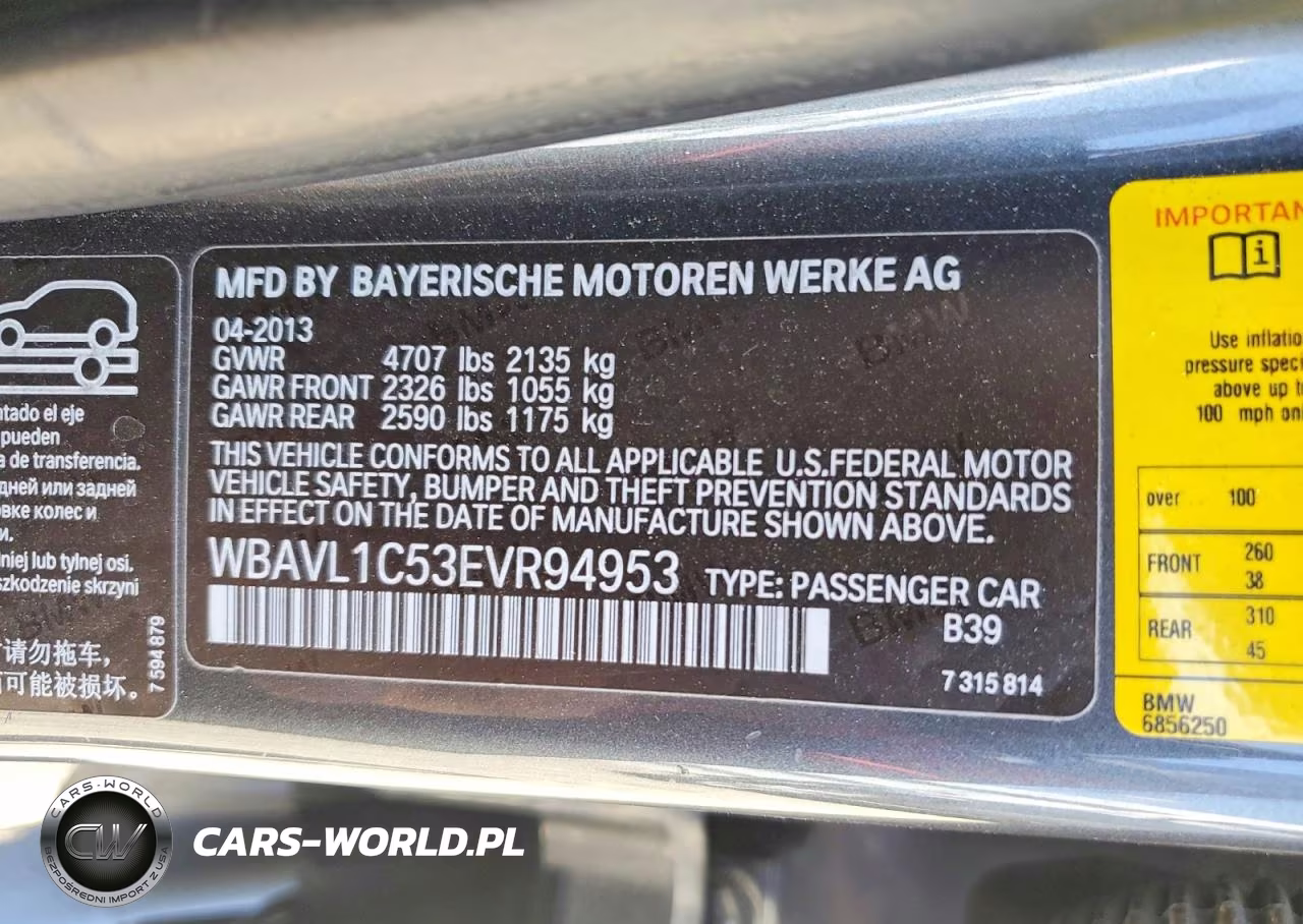 2014 BMW X1 xDrive28I VIN:WBAVL1C53EVR94953 - 12