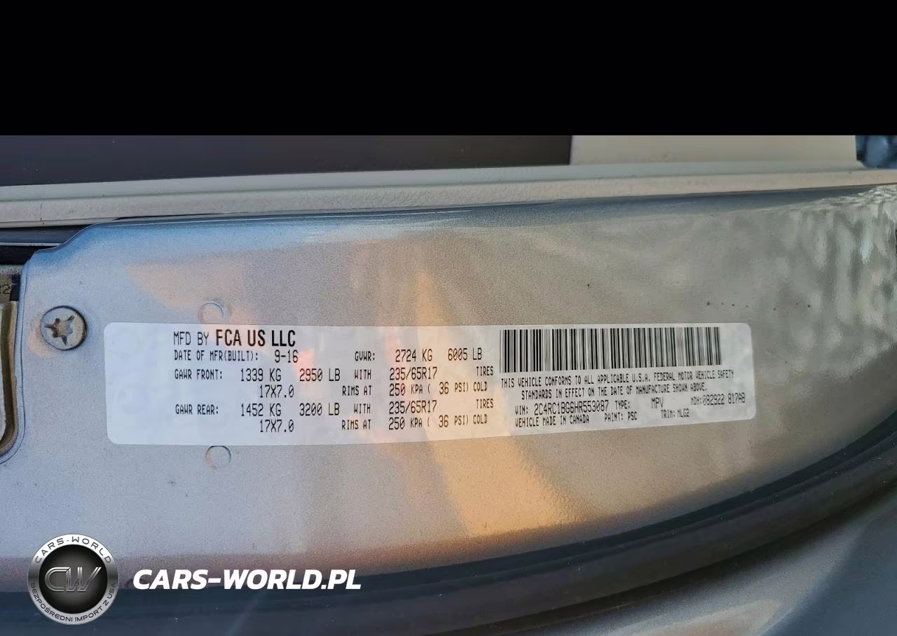 2017 Chrysler Pacifica Touring L VIN:2C4RC1BG6HR553087 - 14