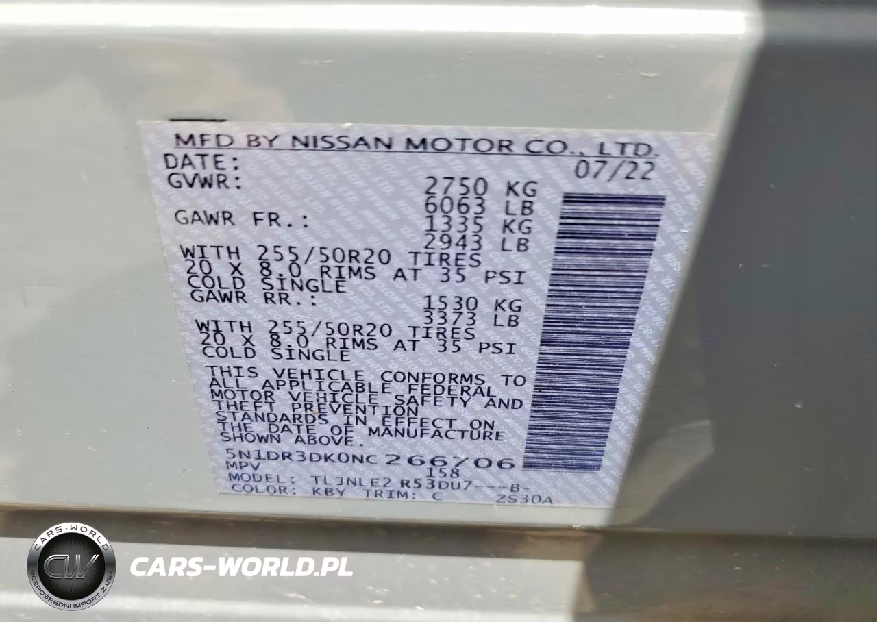 2022 Nissan Pathfinder Platinum VIN:5N1DR3DK0NC266706 - 14