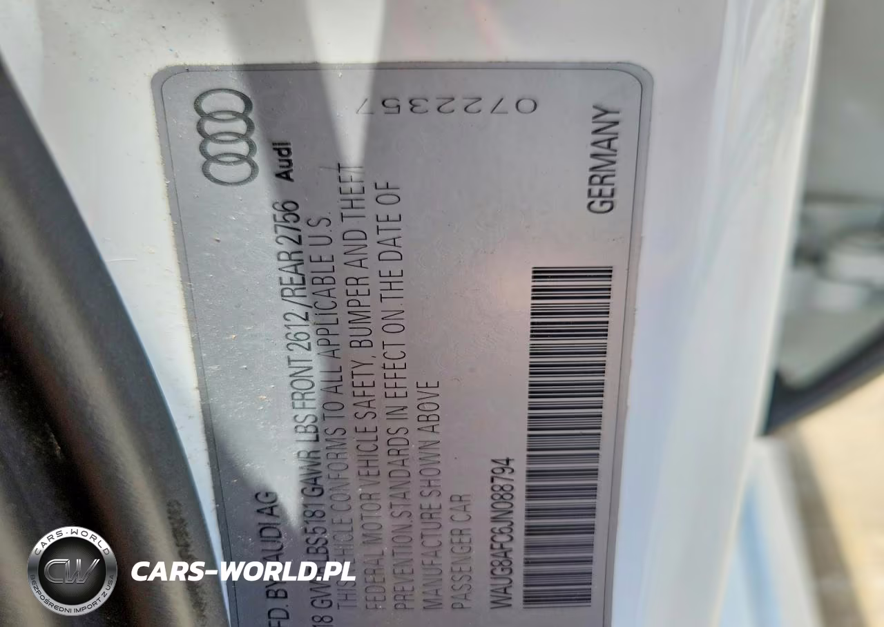 2018 Audi A6 Premium Plus VIN:WAUG8AFC6JN088794 - 13