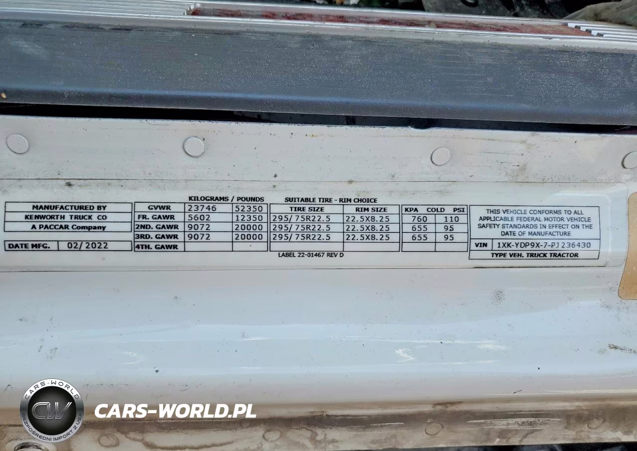 2023 Kenworth T680 Semi Truck VIN:1XKYDP9X7PJ236430 - 13
