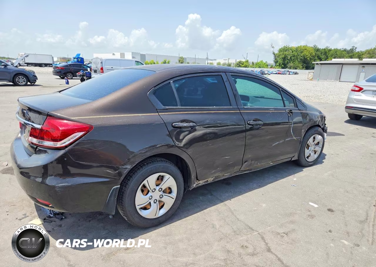 2014 Honda Civic Lx VIN:2HGFB2F56EH555199 - 3