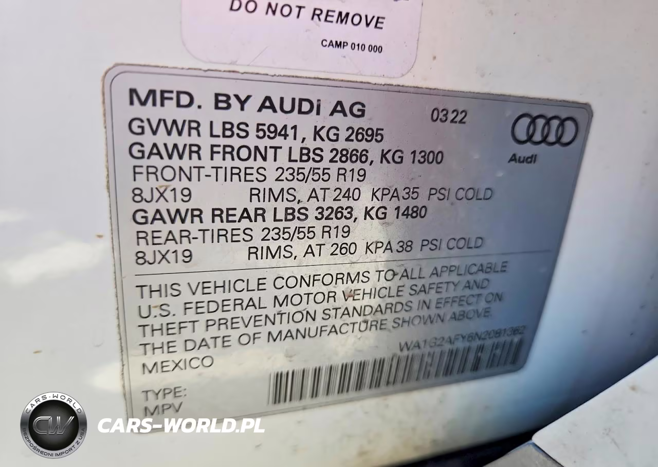 2022 Audi Q5 E Premium 55 VIN:WA1G2AFY6N2081362 - 13