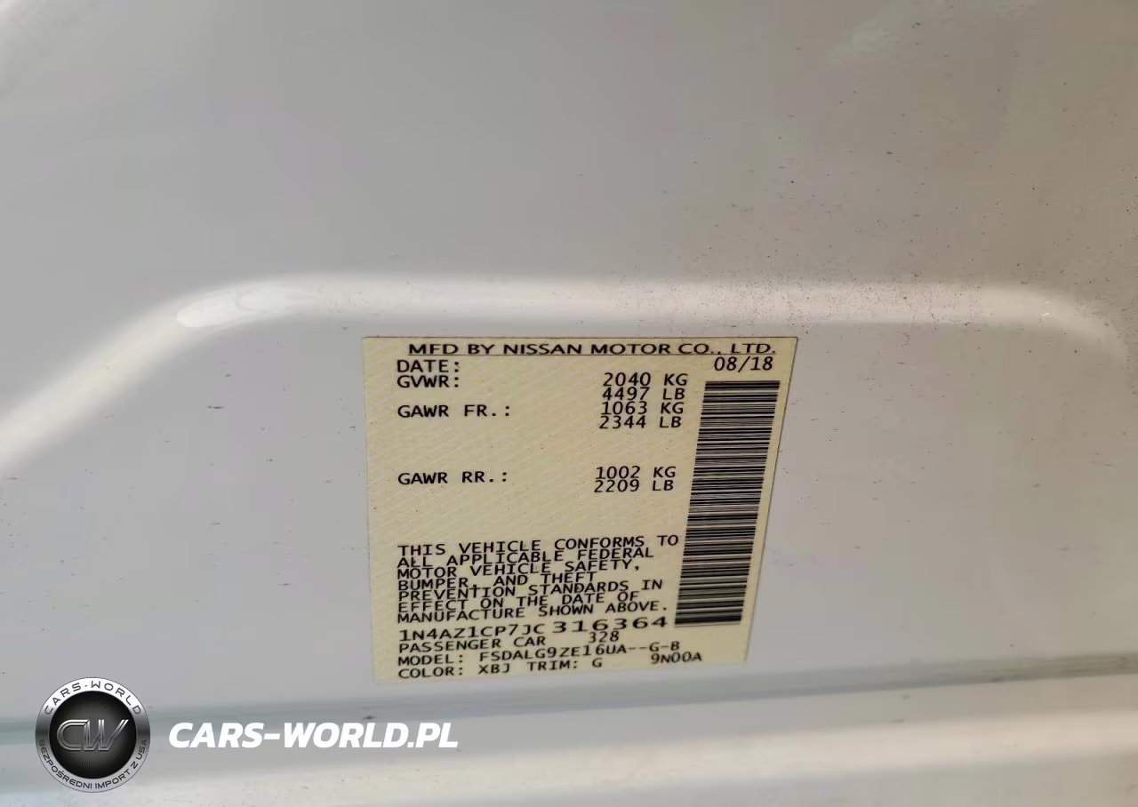 2018 Nissan Leaf S-Sv-Sl VIN:1N4AZ1CP7JC316364 - 12