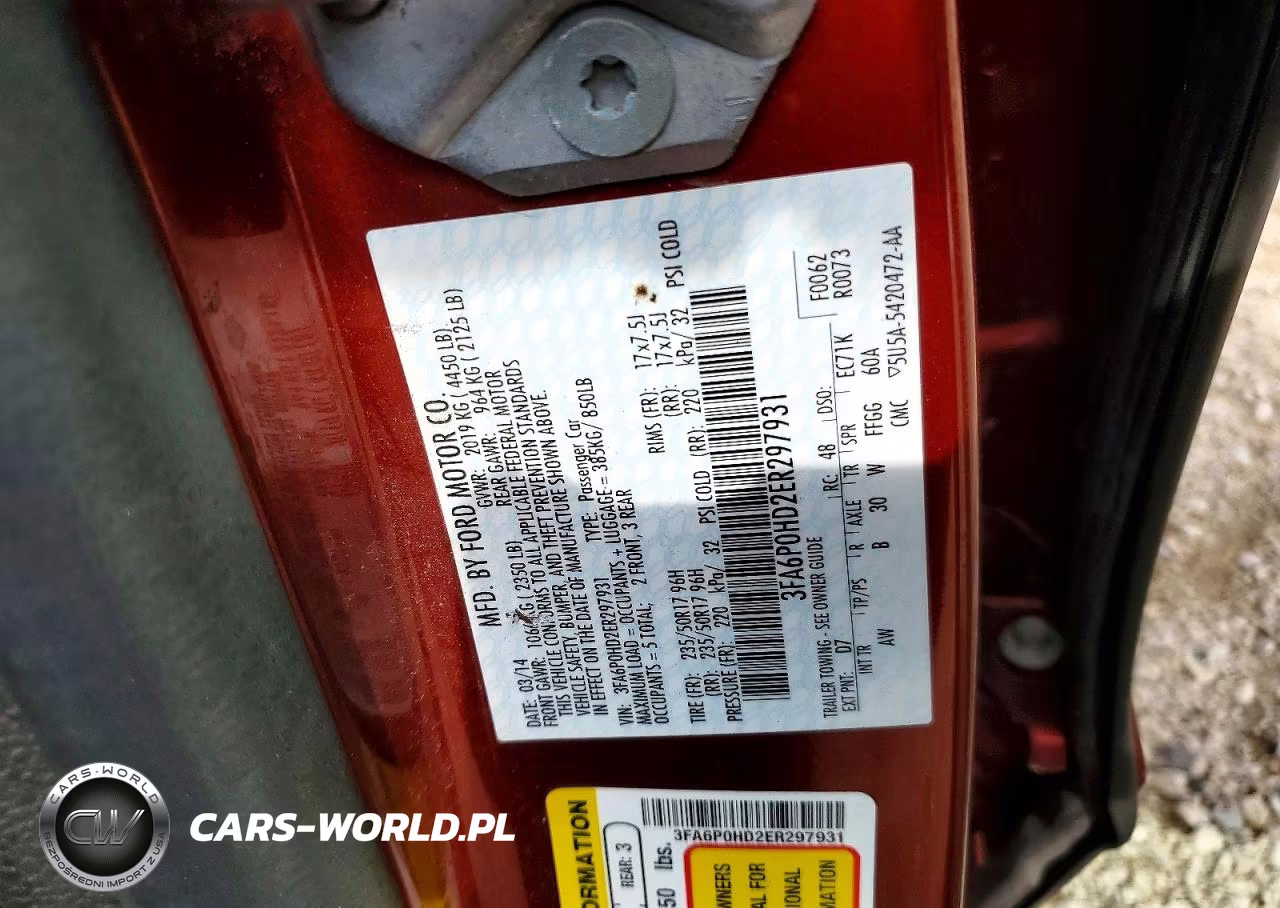 2014 Ford Fusion Se VIN:3FA6P0HD2ER297931 - 12