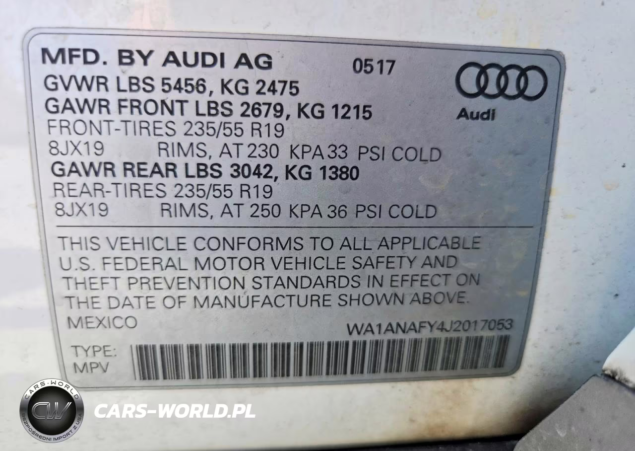 2018 Audi Q5 Premium VIN:WA1ANAFY4J2017053 - 13