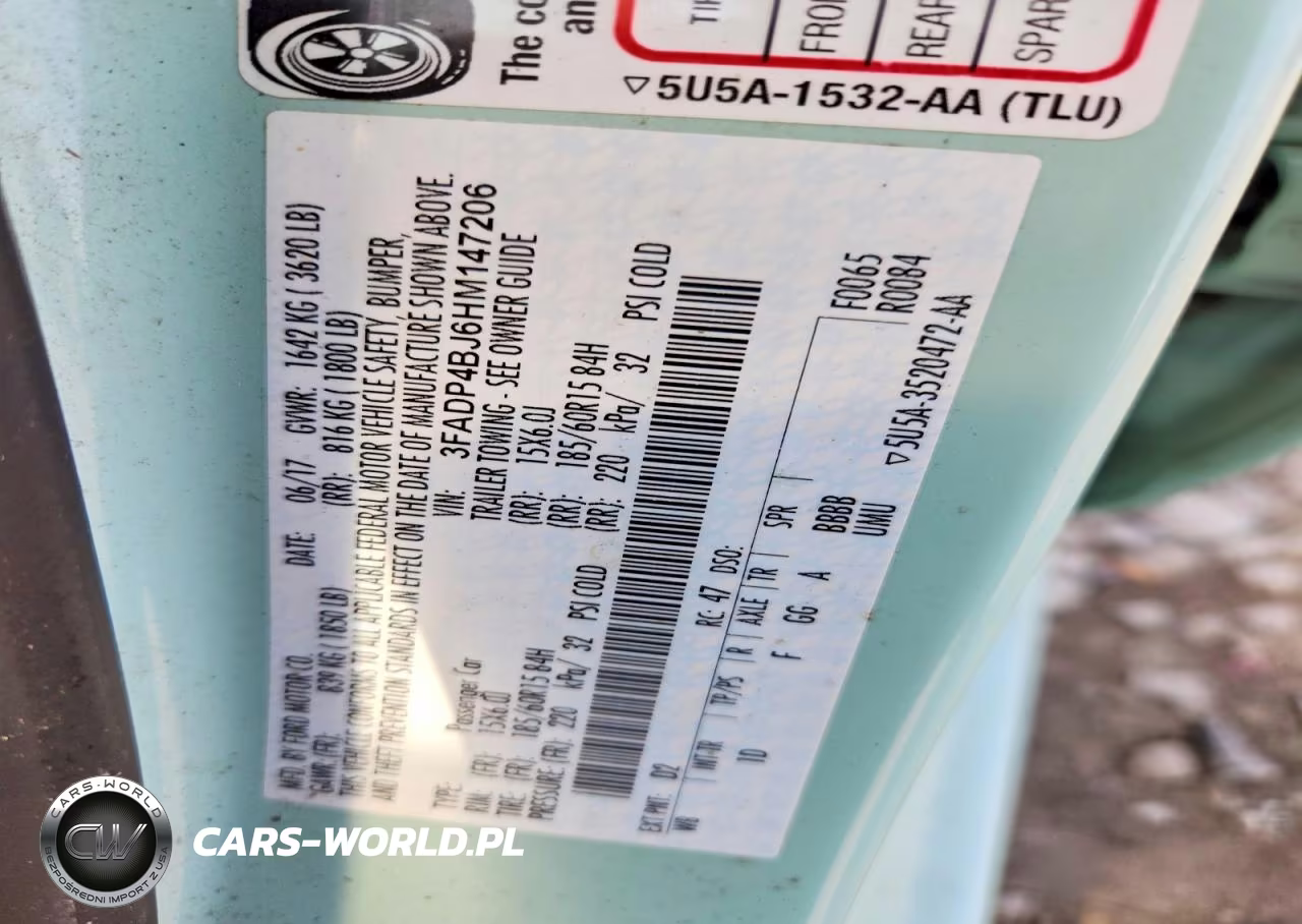 2017 Ford Fiesta Se VIN:3FADP4BJ6HM147206 - 13