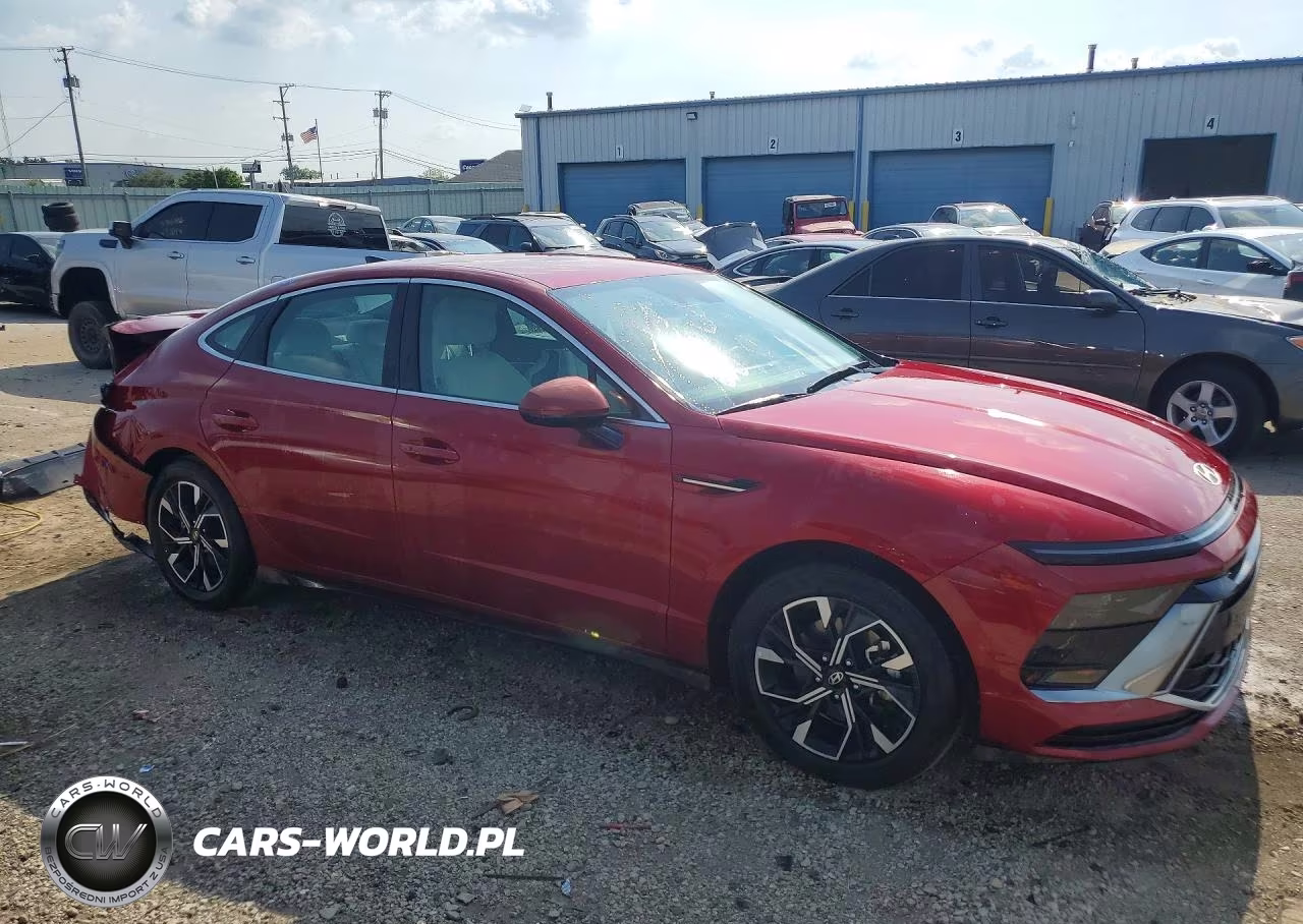 2025 Hyundai Sonata Sel VIN:KMHL64JA3SA463138 - 4
