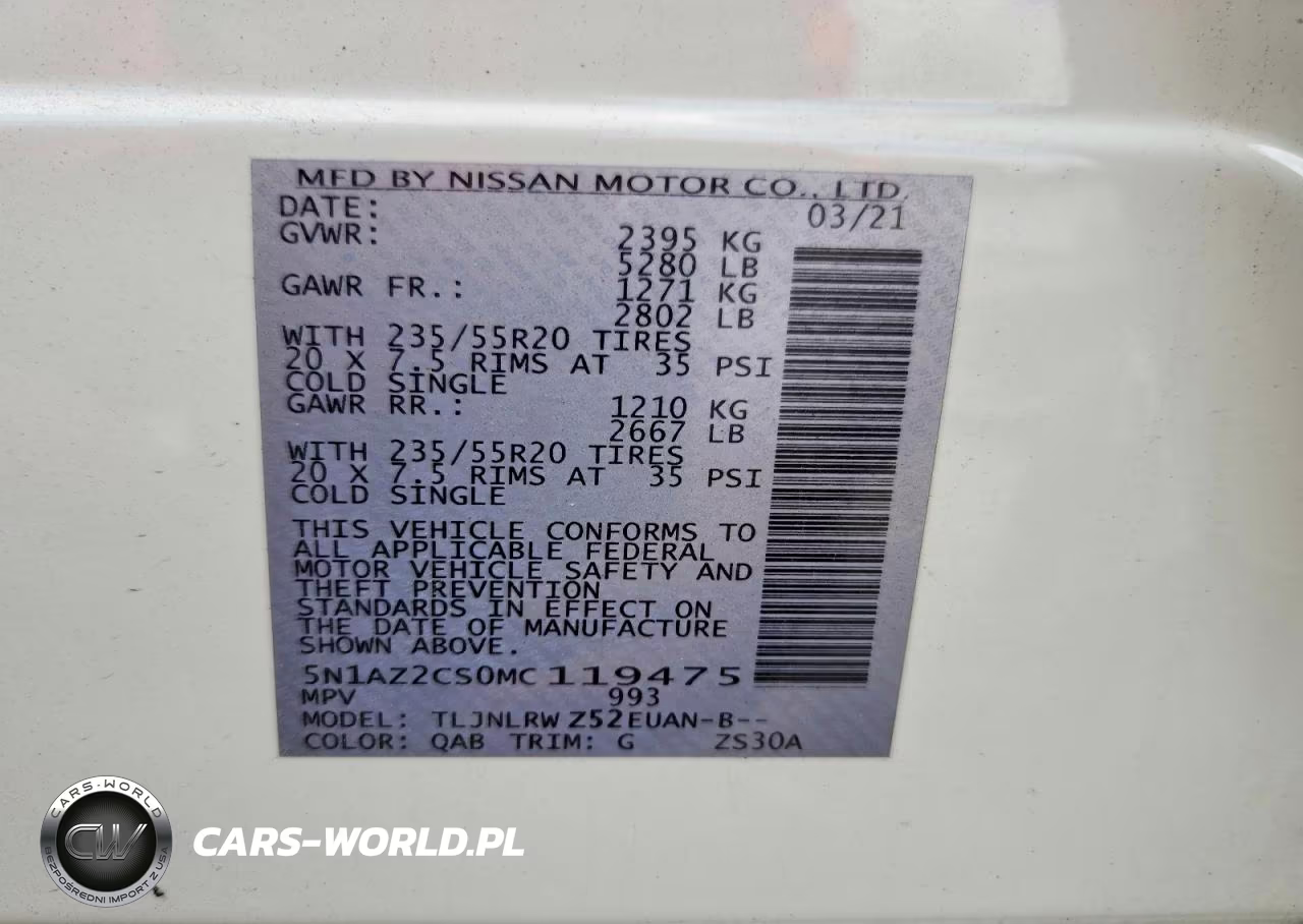2021 Nissan Murano Sl VIN:5N1AZ2CS0MC119475 - 13