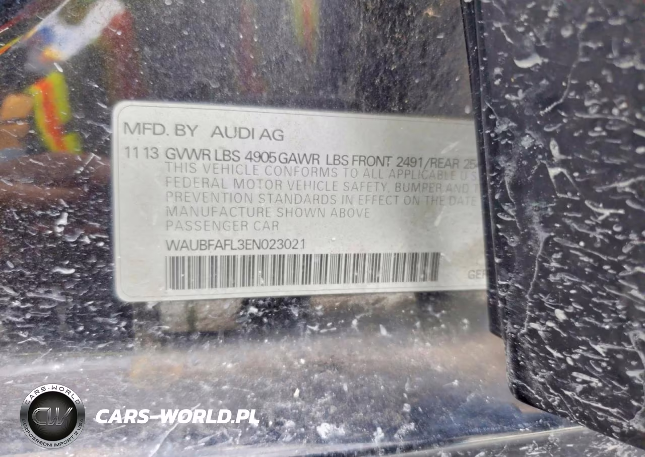 2014 Audi A4 Premium VIN:WAUBFAFL3EN023021 - 12