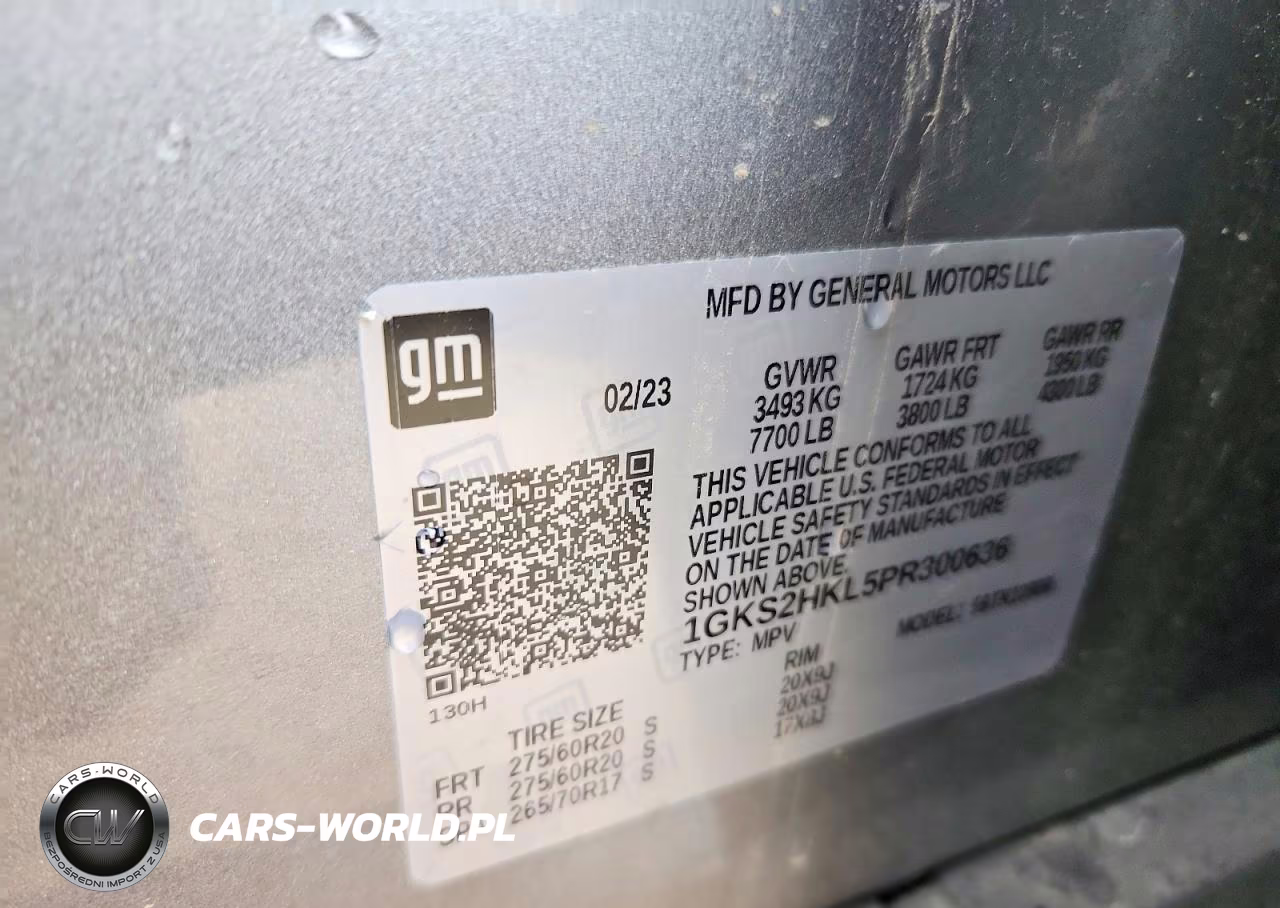2023 GMC Yukon Xl K1500 At4 VIN:1GKS2HKL5PR300636 - 13