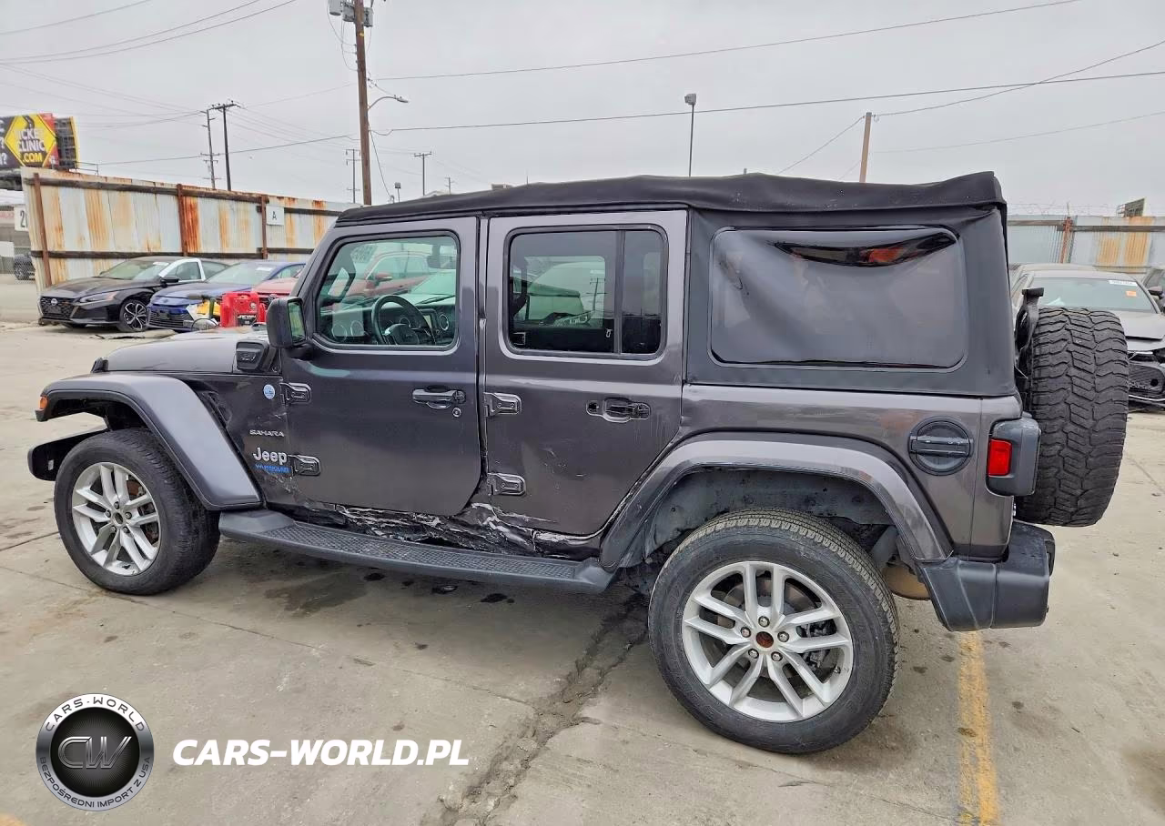 2021 Jeep Wrangler Unlimited Sahara 4Xe VIN:1C4JJXP65MW749934 - 2