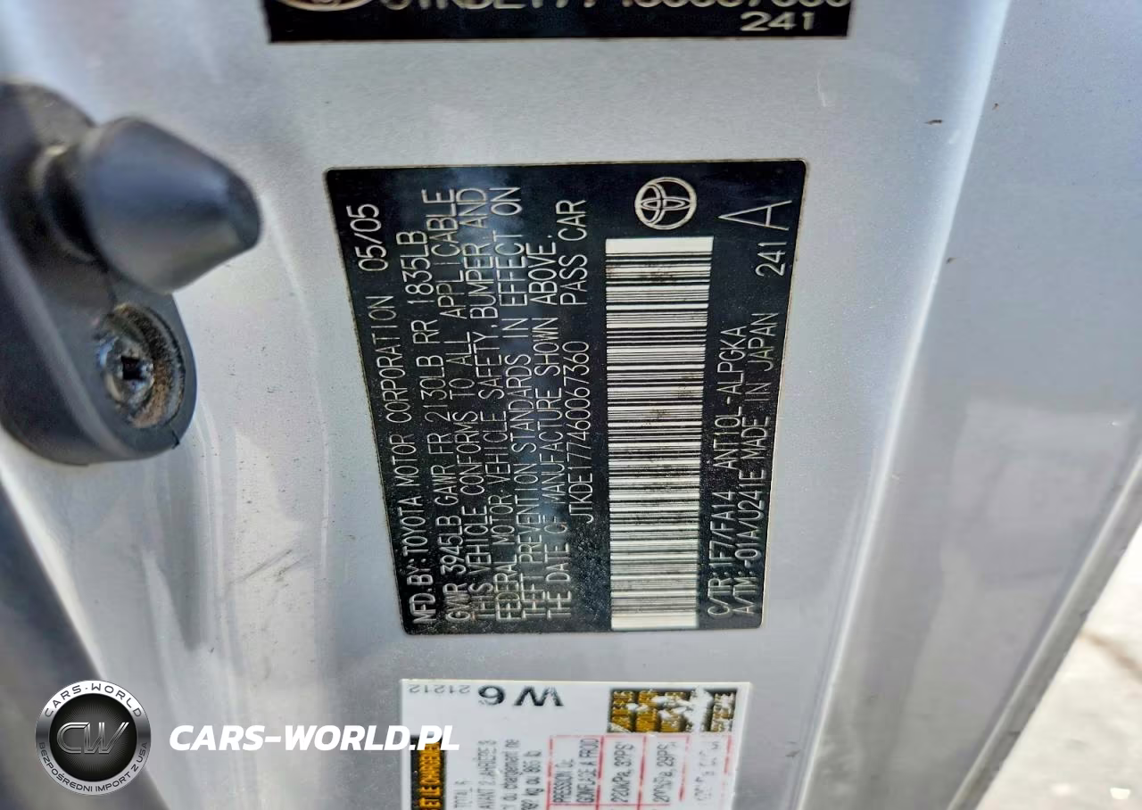 2006 Scion Tc Base VIN:JTKDE177460067360 - 12