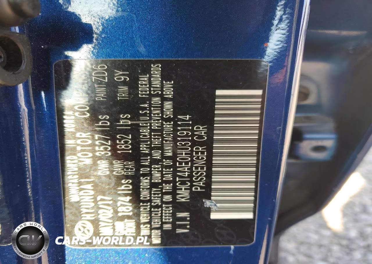 2017 Hyundai Accent Se VIN:KMHCT4AE0HU319114 - 12