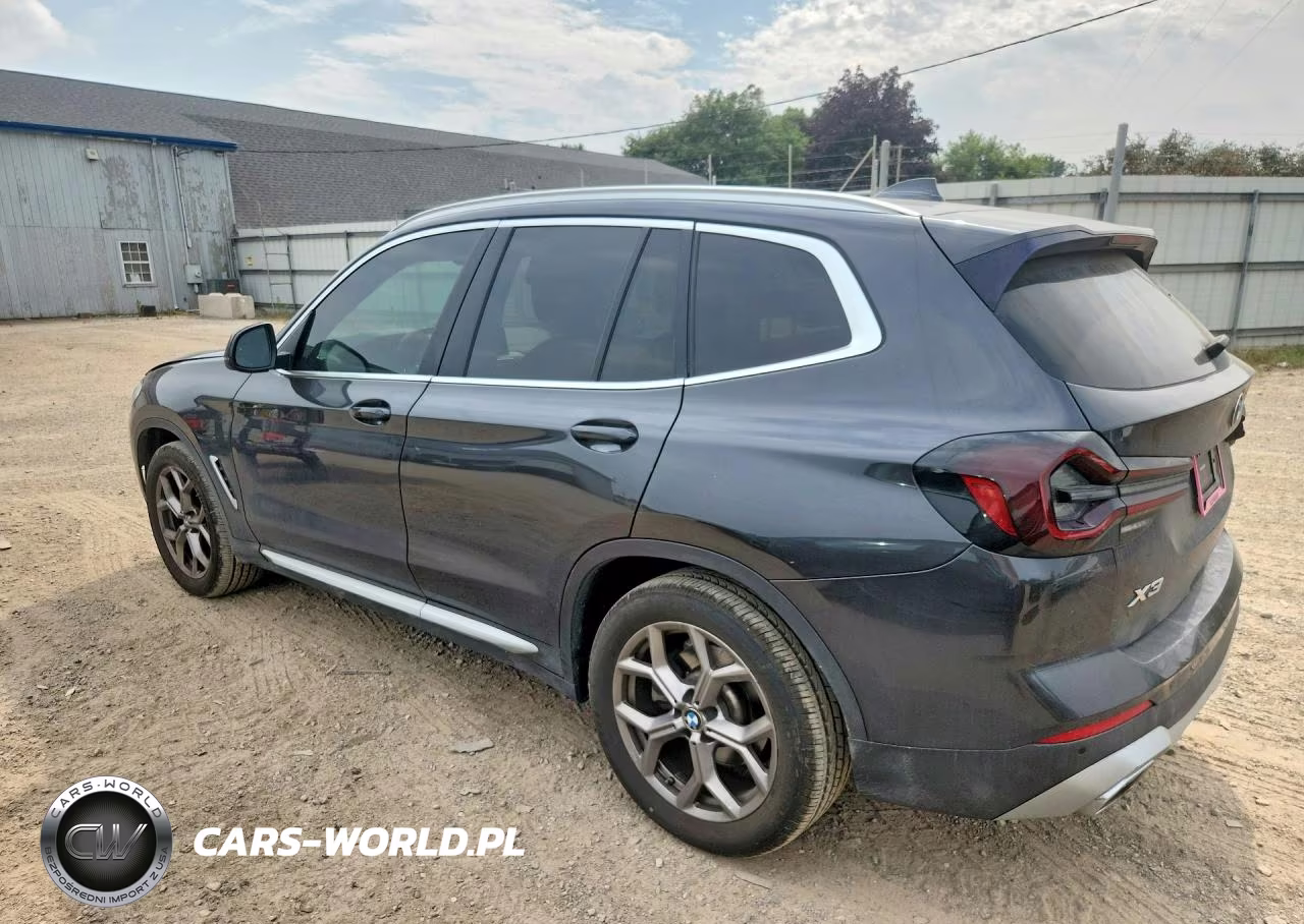 2022 BMW X3 xDrive30I VIN:5UX53DP09N9M04992 - 2