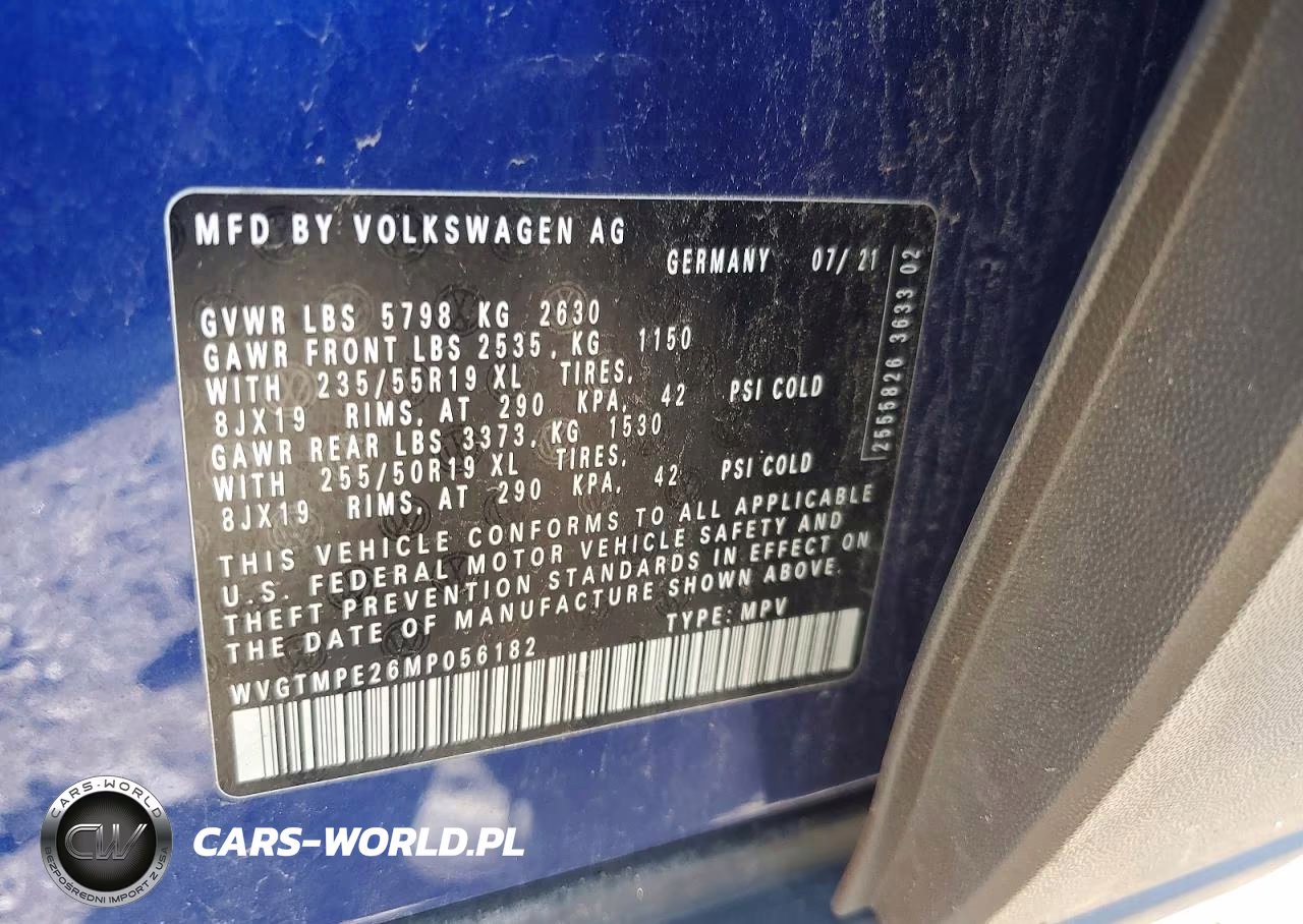 2021 Volkswagen Id.4 Pro S VIN:WVGTMPE26MP056182 - 12