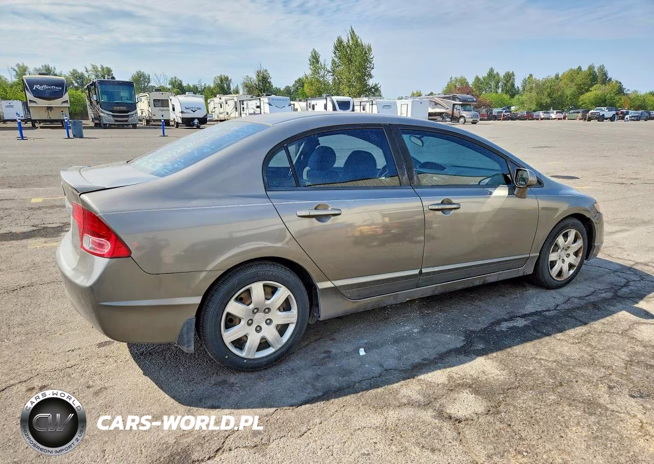 2008 Honda Civic Lx VIN:1HGFA165X8L018260 - 3