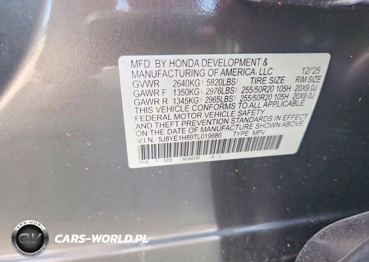 2026 Acura Mdx Advance VIN:5J8YE1H89TL019686 - 13