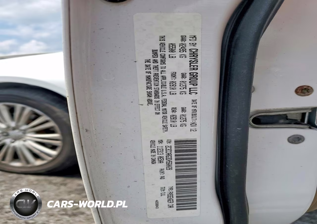 2013 Chrysler 300 VIN:2C3CCARG3DH560028 - 12