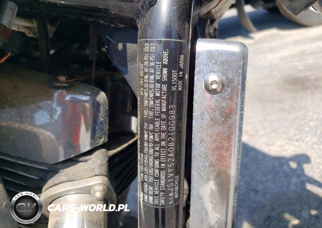2008 Suzuki Vl1500 VIN:JS1VY52A082100983 - 9