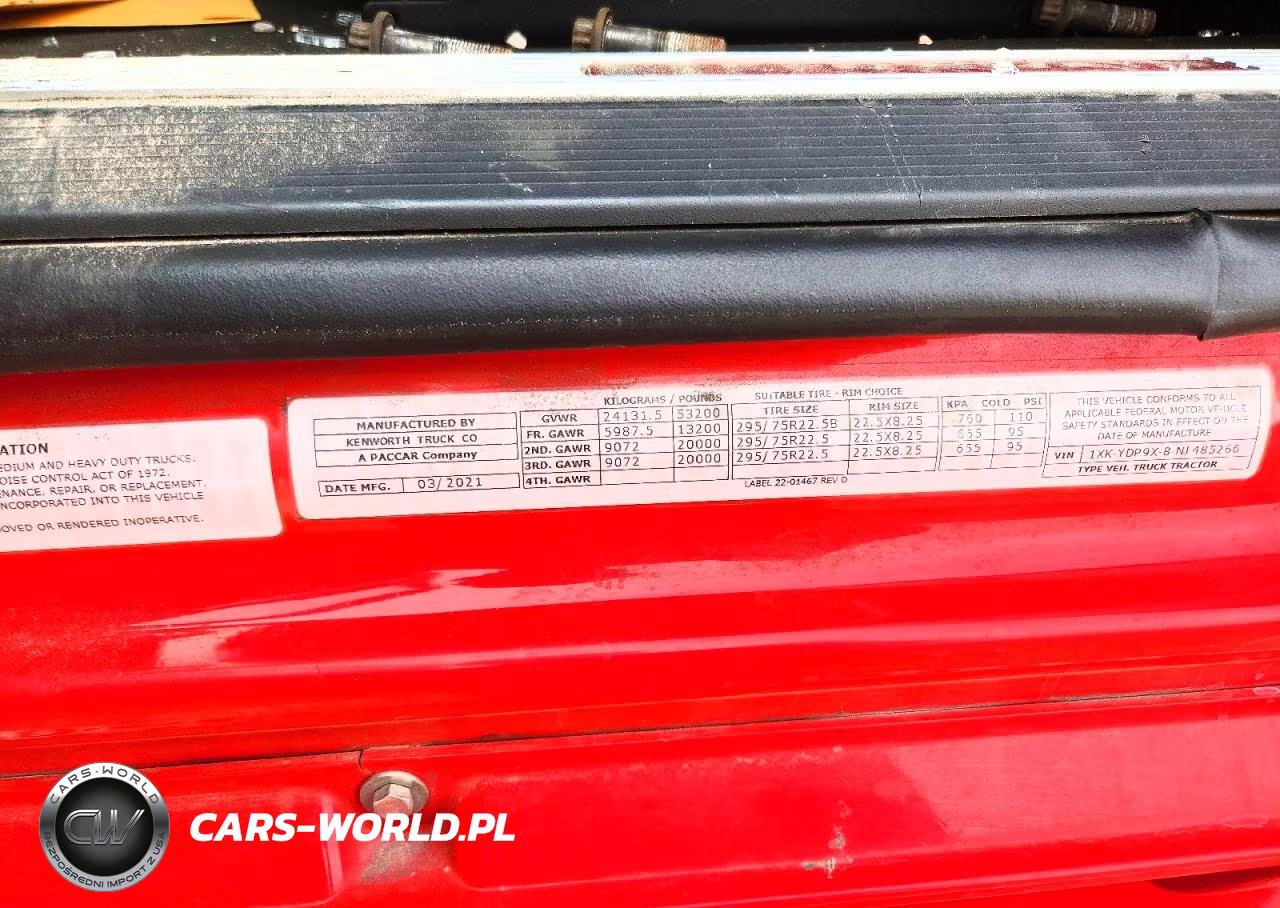 2022 Kenworth T680 Semi Truck VIN:1XKYDP9X8NJ485266 - 13