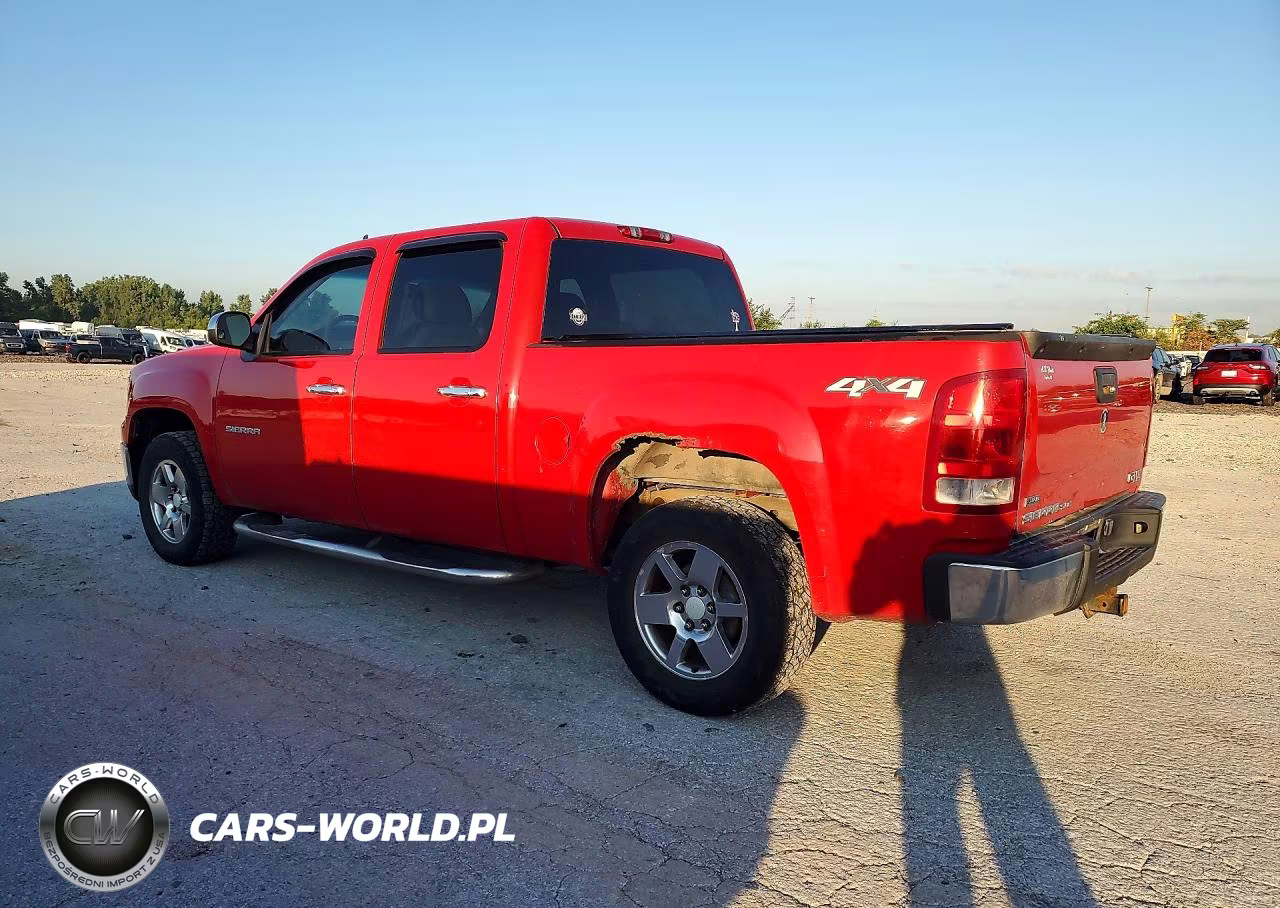 2010 GMC Sierra K1500 Sle VIN:3GTRKVE38AG266106 - 2