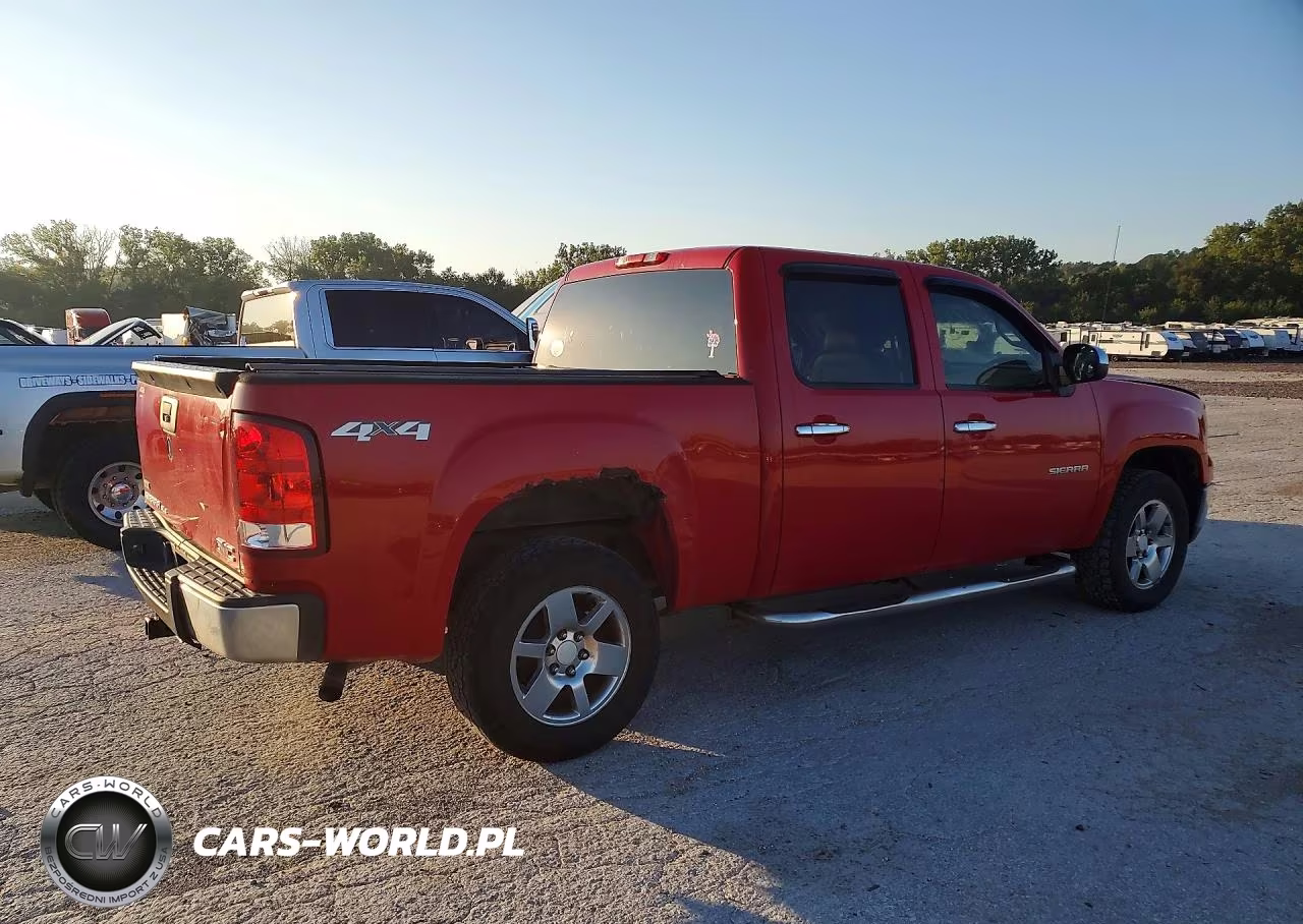 2010 GMC Sierra K1500 Sle VIN:3GTRKVE38AG266106 - 3