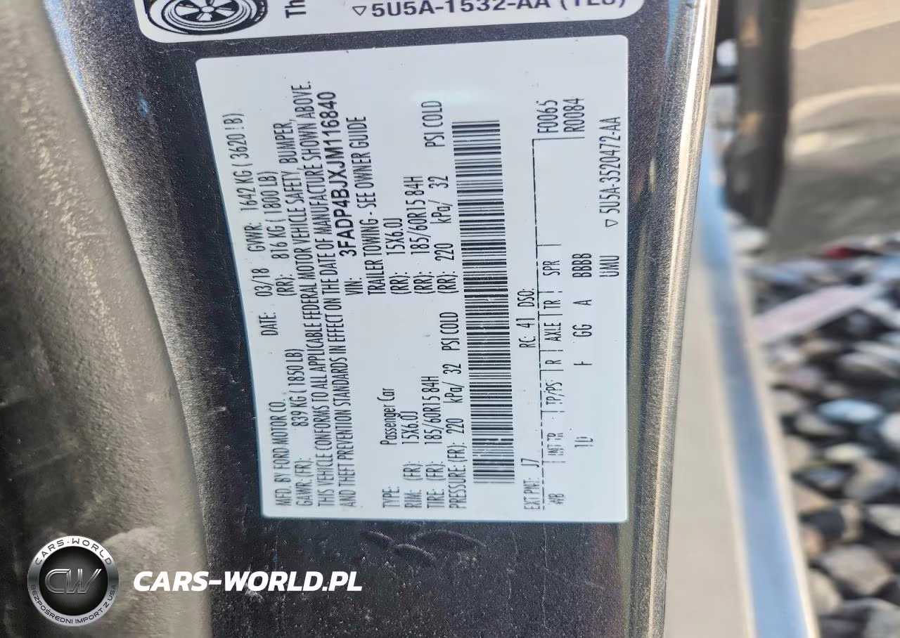 2018 Ford Fiesta Se VIN:3FADP4BJXJM116840 - 12