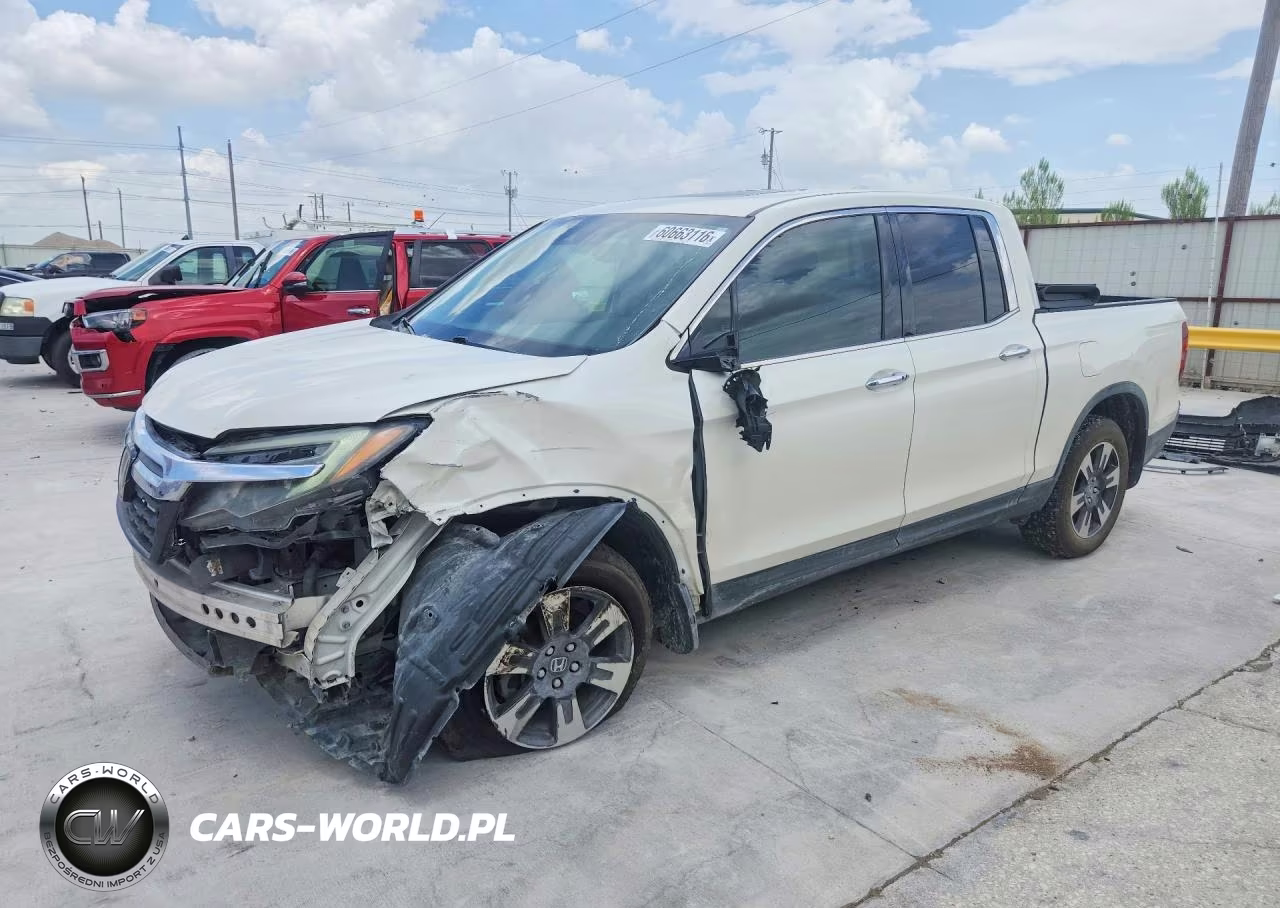 2017 Honda Ridgeline Rtl VIN:5FPYK3F79HB035420 - 1