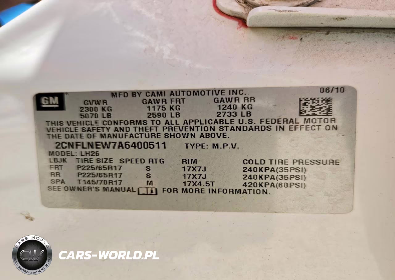 2010 Chevrolet Equinox Lt VIN:2CNFLNEW7A6400511 - 13