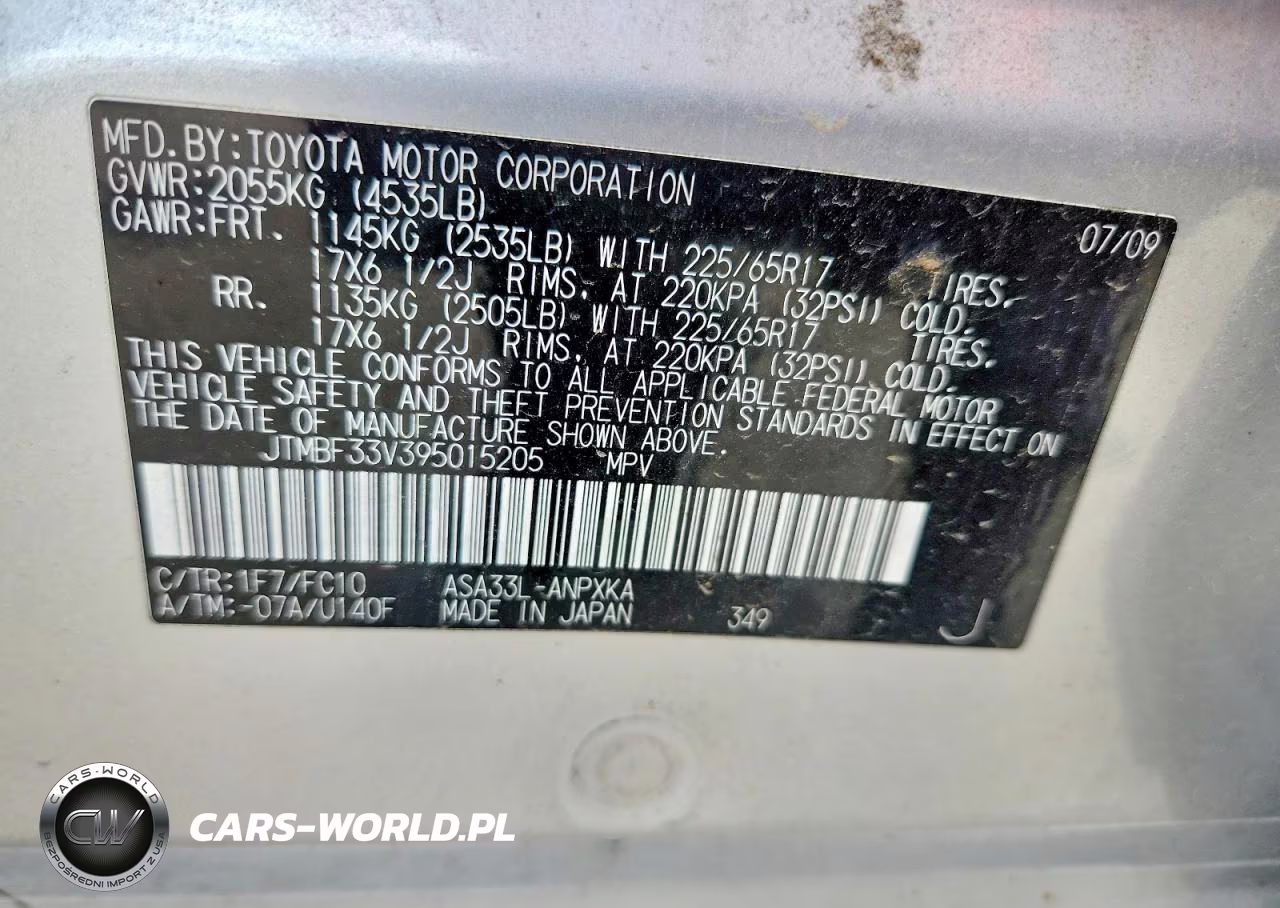 2009 Toyota Rav4 VIN:JTMBF33V395015205 - 13