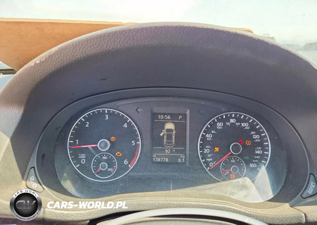 2014 Volkswagen Passat Sel VIN:1VWCN7A31EC017814 - 9