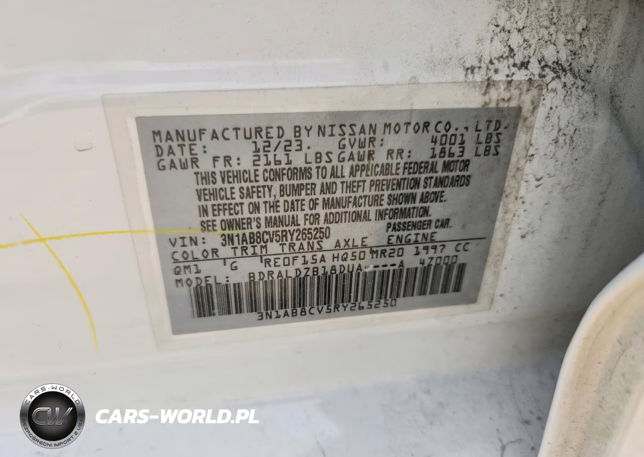 2024 Nissan Sentra Sv VIN:3N1AB8CV5RY265250 - 12