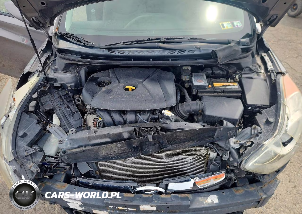 2012 Hyundai Elantra Gls VIN:5NPDH4AE5CH093357 - 11