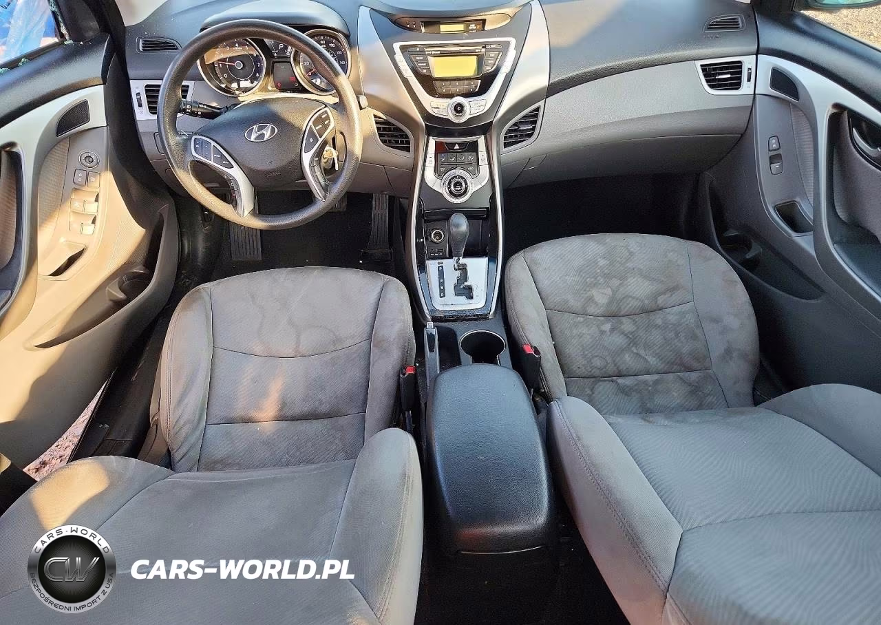 2012 Hyundai Elantra Gls VIN:5NPDH4AE5CH093357 - 8
