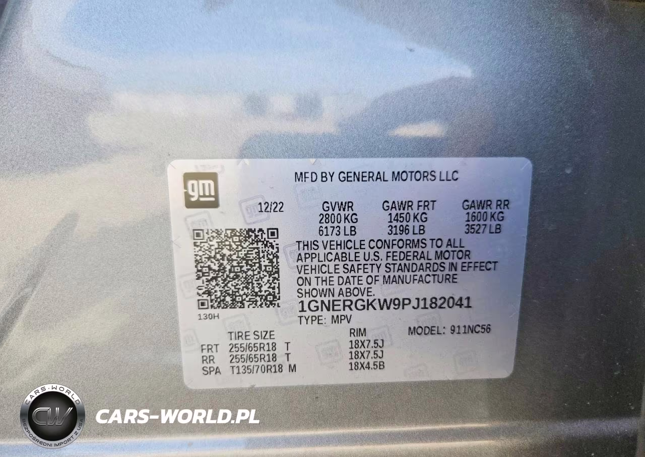 2023 Chevrolet Traverse Lt VIN:1GNERGKW9PJ182041 - 12