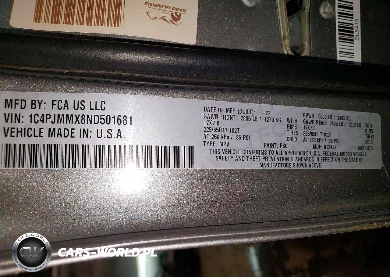 2022 Jeep Cherokee Latitude Lux VIN:1C4PJMMX8ND501681 - 13