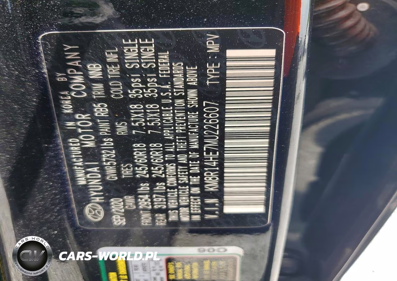 2021 Hyundai Palisade Se VIN:KM8R14HE7MU226607 - 13
