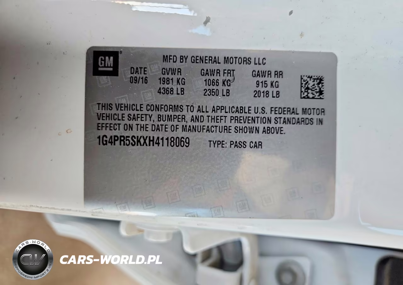2017 Buick Verano Sport Touring VIN:1G4PR5SKXH4118069 - 13