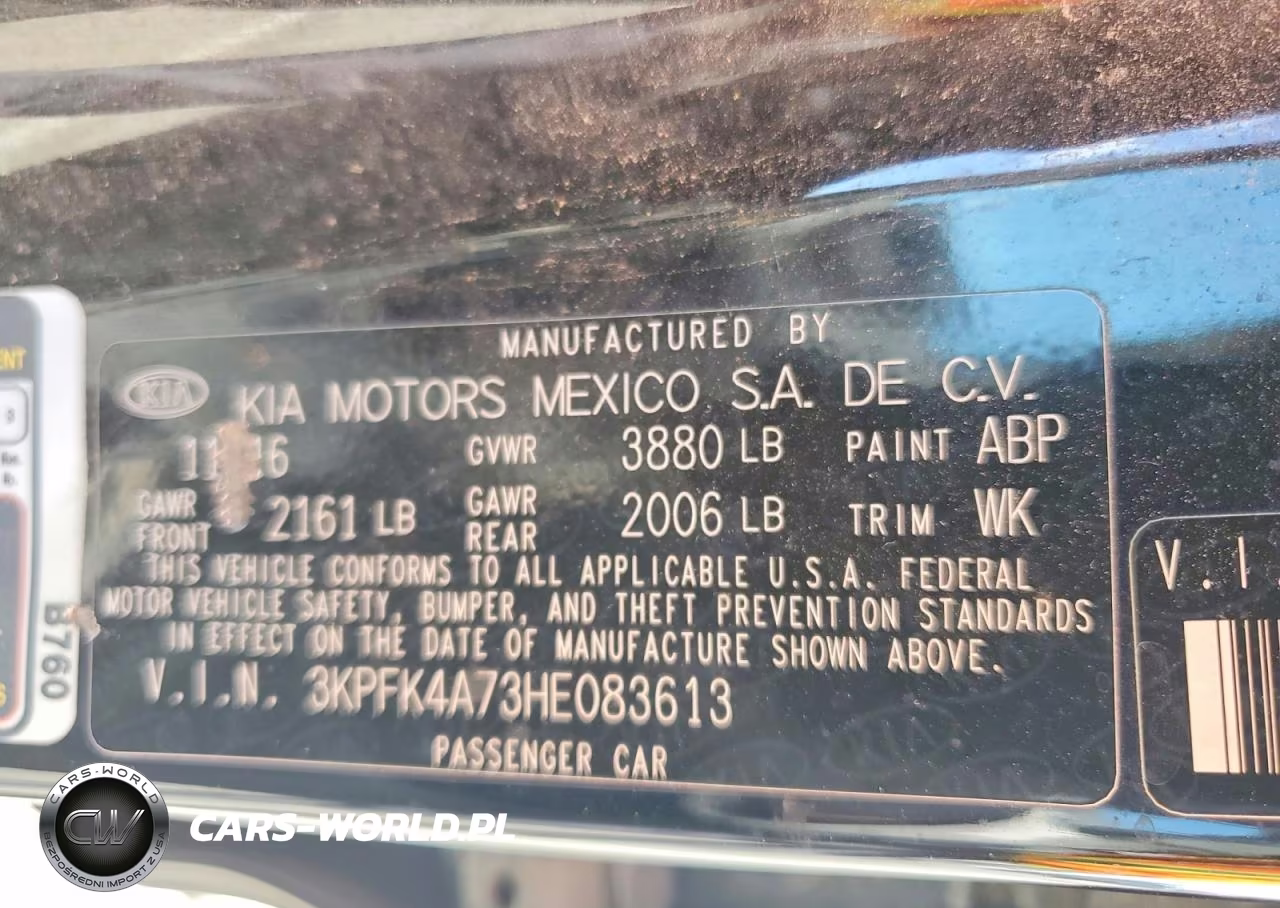 2017 Kia Forte Lx VIN:3KPFK4A73HE083613 - 12