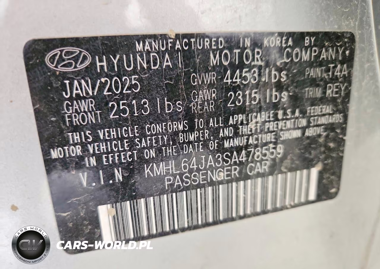 2025 Hyundai Sonata Sel VIN:KMHL64JA3SA478559 - 12