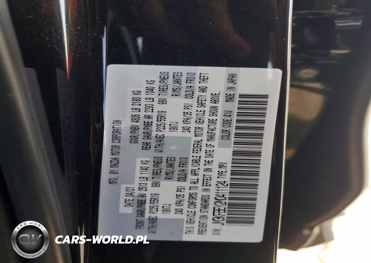 2021 Mazda Cx-5 Signature VIN:JM3KFBEY2M0411124 - 12